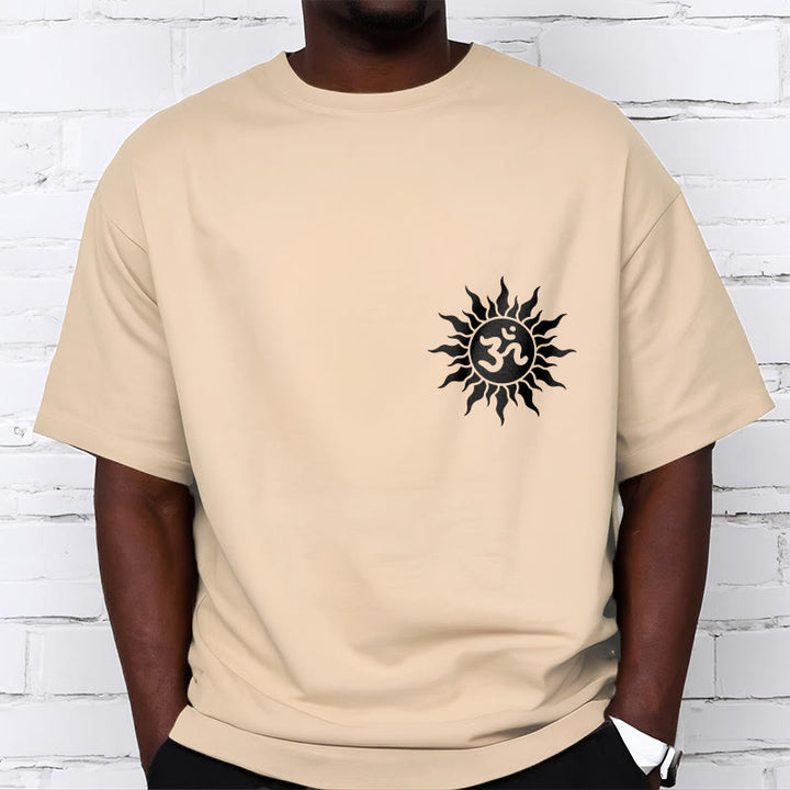 Buddha Stones Sun OM Symbol Design Tee T-shirt - image 12