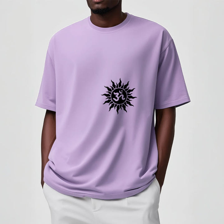 Buddha Stones Sun OM Symbol Design Tee T-shirt - image 14