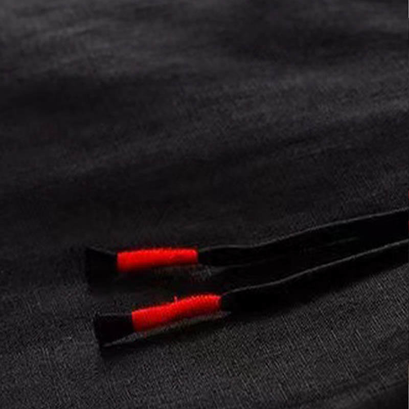 Buddha Stones Casual Solid Color One Button Women's Capri Wide Leg Pants With Pockets - image 9