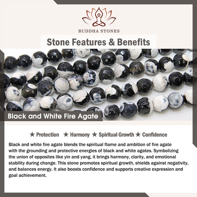 Buddha Stones "Sending Love and Joy to Your Cat" Cat Agate Bracelet Includes Gift Message Card - image 13