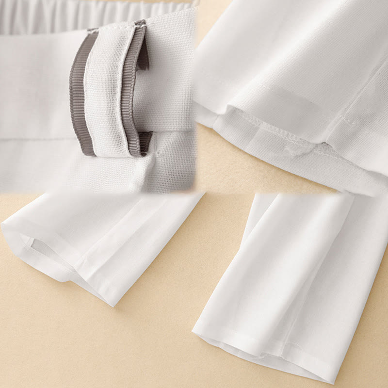Buddha Stones Casual Straight Leg Design Women's Cotton Linen Pants With Pockets - image 10