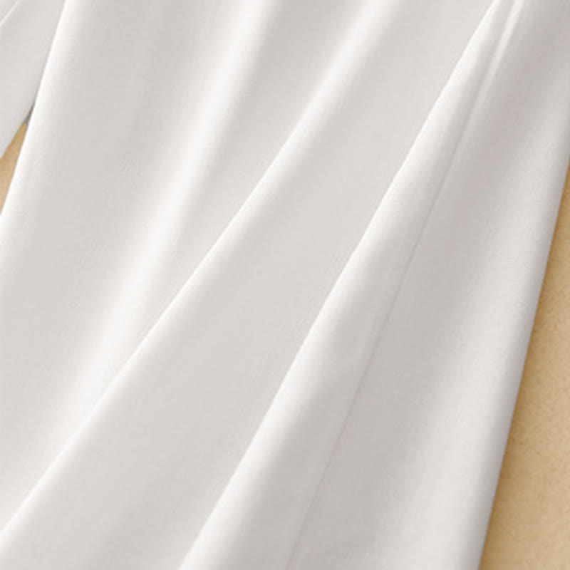 Buddha Stones Casual Straight Leg Design Women's Cotton Linen Pants With Pockets - image 11