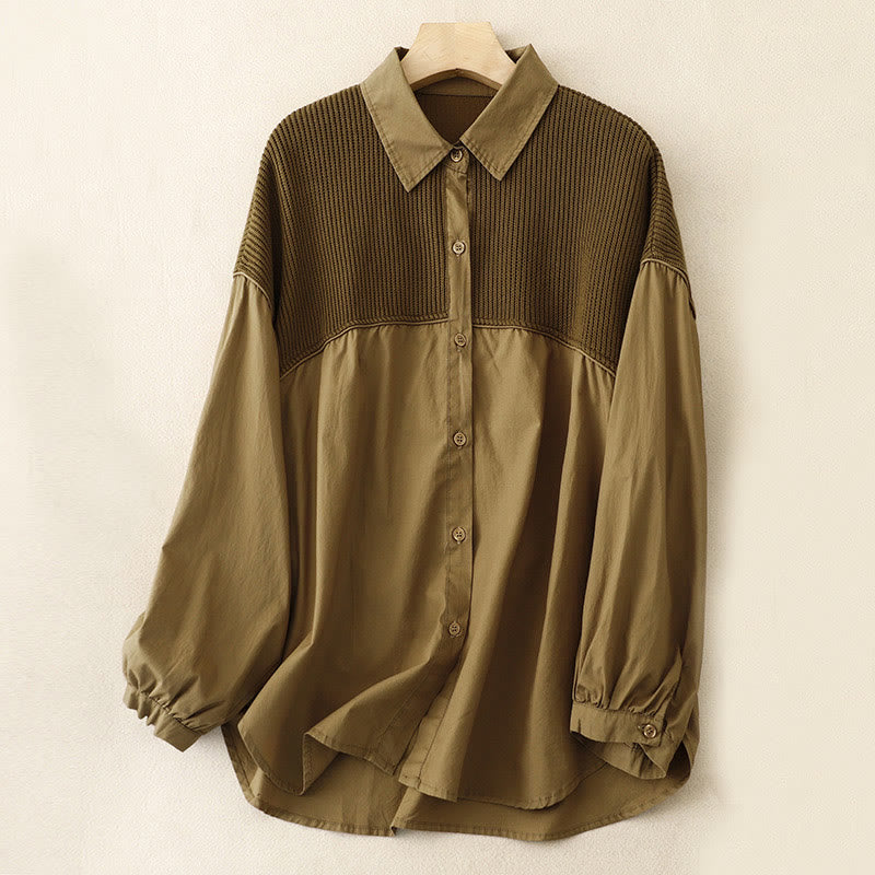 Buddha Stones Plain Stand Collar Women's Cotton Corduroy Jacket - DarkGoldenrod - US14，UK/AU18，EU46 (2XL) - image 0