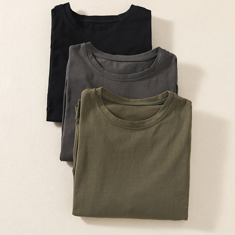 Buddha Stones Casual Pure Irregular Hem Cotton Linen Women's Long Sleeve T-shirt - image 20