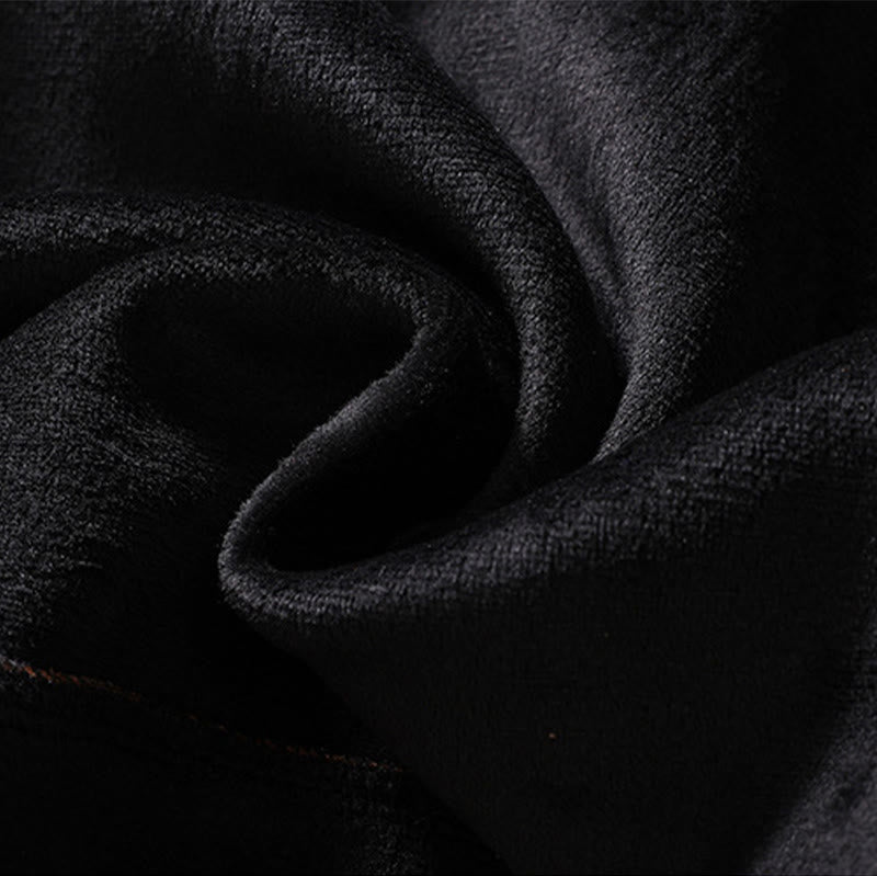 Buddha Stones Plain Lapel Women's Cotton Jacket With Pockets - image 26