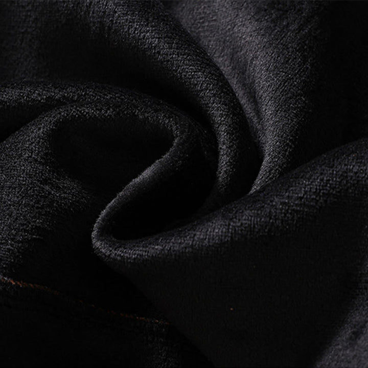 Buddha Stones Plain Lapel Women's Cotton Jacket With Pockets - image 26