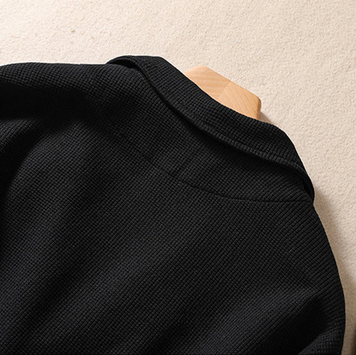 Buddha Stones Plain Lapel Women's Cotton Jacket With Pockets - image 25