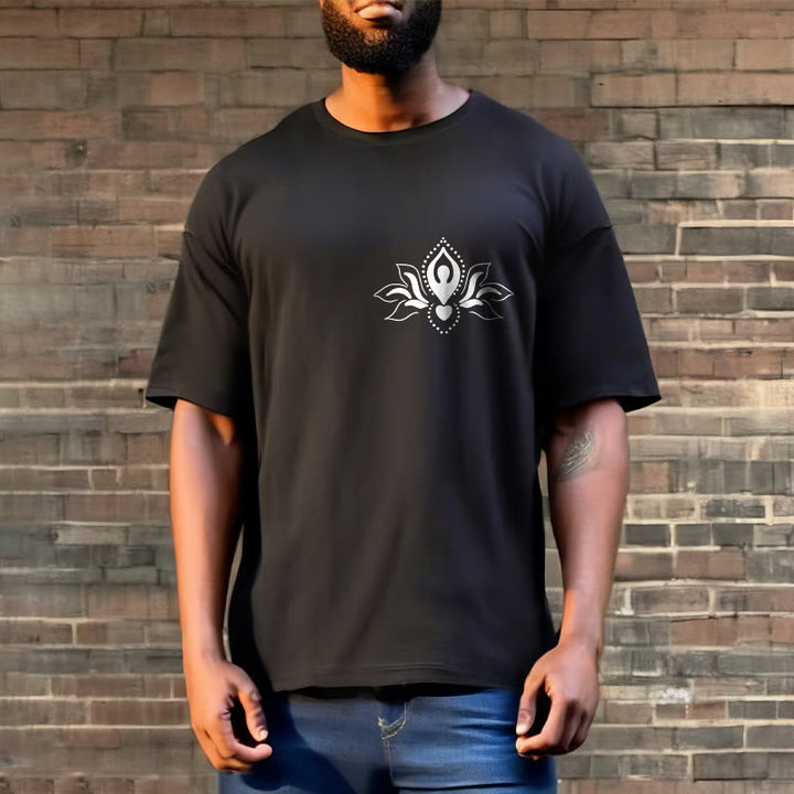 Buddha Stones Lotus Meditation Buddha Pattern Design Tee T-shirt - image 7