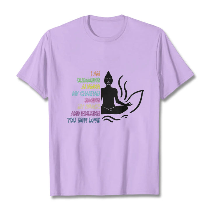 Buddha Stones Buddha Lotus Flower Meditation Design Tee T-shirt - Plum - 灰色 - image 16