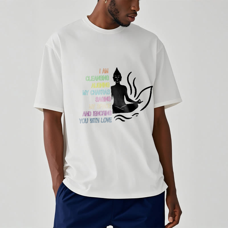 Buddha Stones Buddha Lotus Flower Meditation Design Tee T-shirt - image 1