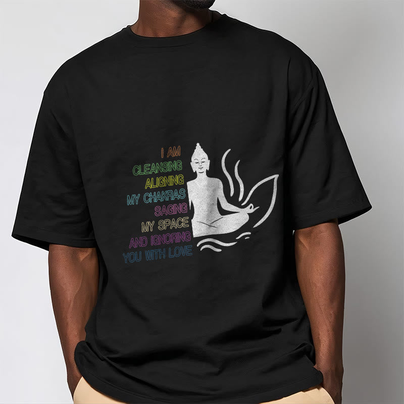 Buddha Stones Buddha Lotus Flower Meditation Design Tee T-shirt - image 5