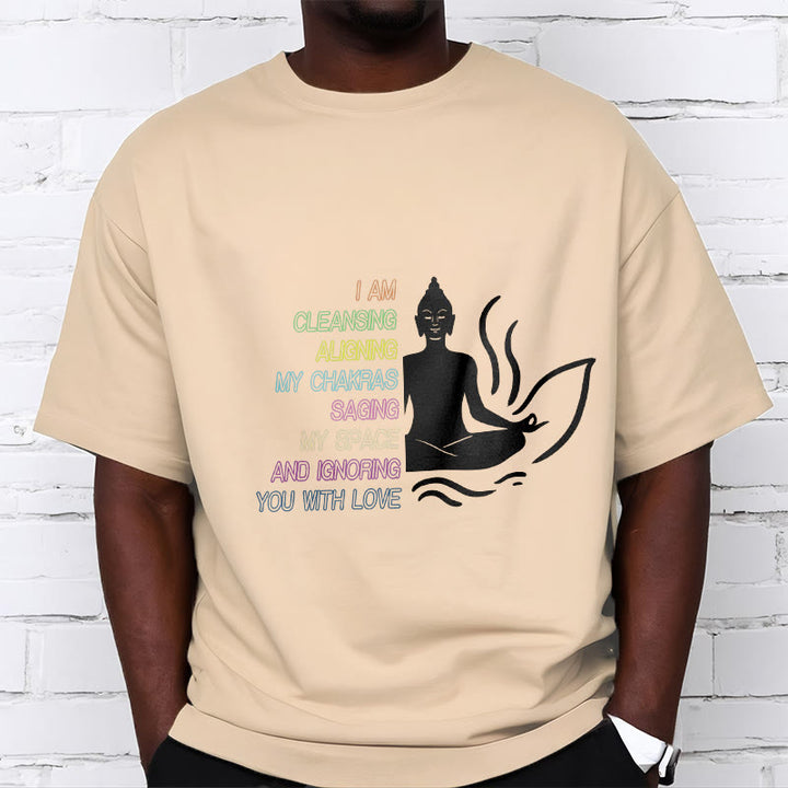 Buddha Stones Buddha Lotus Flower Meditation Design Tee T-shirt - image 9