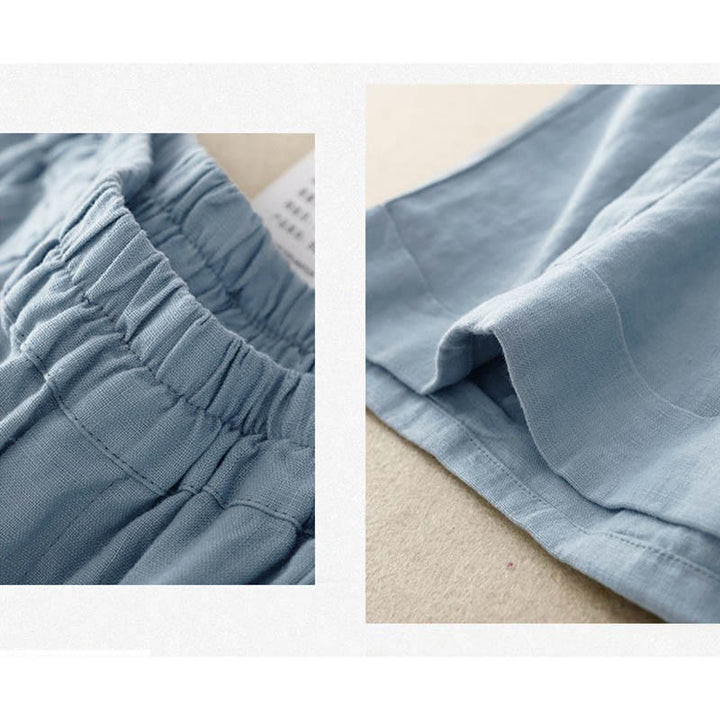 Buddha Stones Casual Solid Color Women's Cotton Shorts With Pockets - image 23