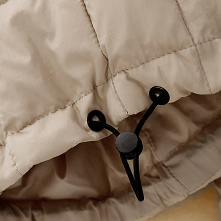 Buddha Stones Winter Drawstring Leg Opening Design Women's Cotton Pants With Pockets - image 6