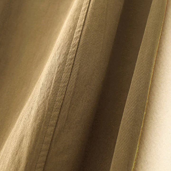 Buddha Stones Plain 7-8 Length Women's Harem Cotton Pants With Pockets - image 1