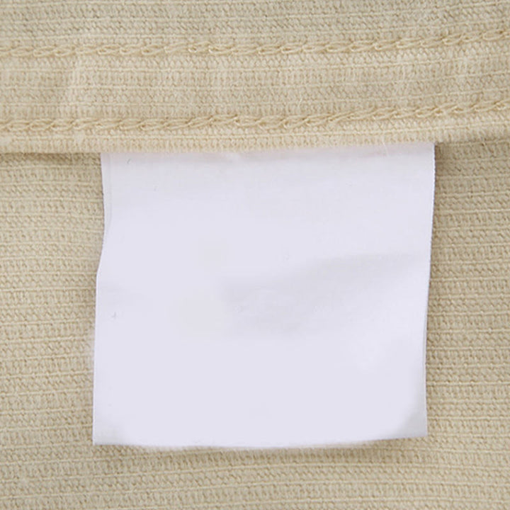 Buddha Stones Men's Solid Color Buttons Design Long Sleeve Pure Cotton Corduroy Shirt - image 15
