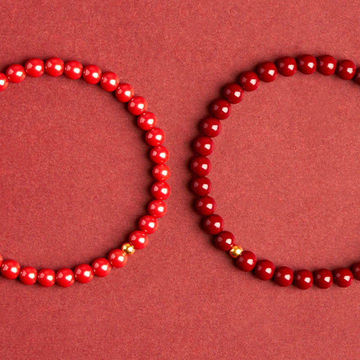 Buddha Stones Cinnabar Turquoise Concentration Bracelet - image 4