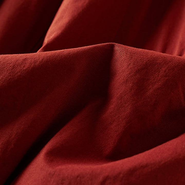 Buddha Stones Plain Cotton-padded Women's Harem Cotton Thick Pants With Pockets - image 21