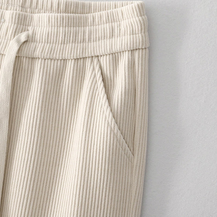 Buddha Stones Casual Corduroy Cotton-padded Women's Cotton Pants With Pockets - image 2