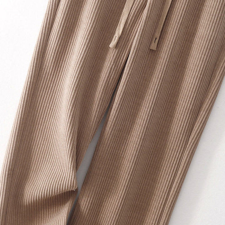 Buddha Stones Casual Corduroy Cotton-padded Women's Cotton Pants With Pockets - image 23