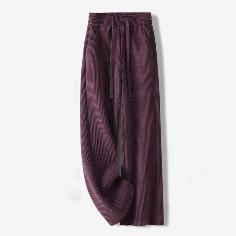 Buddha Stones Casual Corduroy Cotton-padded Women's Cotton Pants With Pockets - Purple - US12，UK/AU16，EU44 (3XL) - image 27