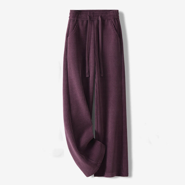 Buddha Stones Casual Corduroy Cotton-padded Women's Cotton Pants With Pockets - Purple - US12，UK/AU16，EU44 (3XL) - image 27