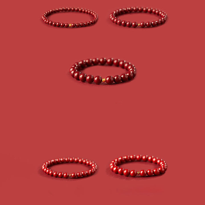 Buddha Stones "Wishing Protection and Energy" Cinnabar Bracelet Includes Gift Message Card - image 28