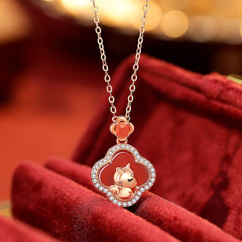 Buddha Stones "Carry Happiness and Luck" Year of the Horse Agate Necklace Includes Gift Message Card - image 4