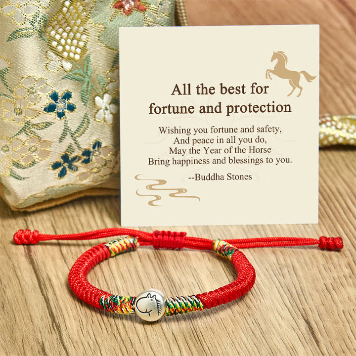 Buddha Stones "All the Best for Fortune and Protection" Year of the Horse Includes Gift Message Card - image 12
