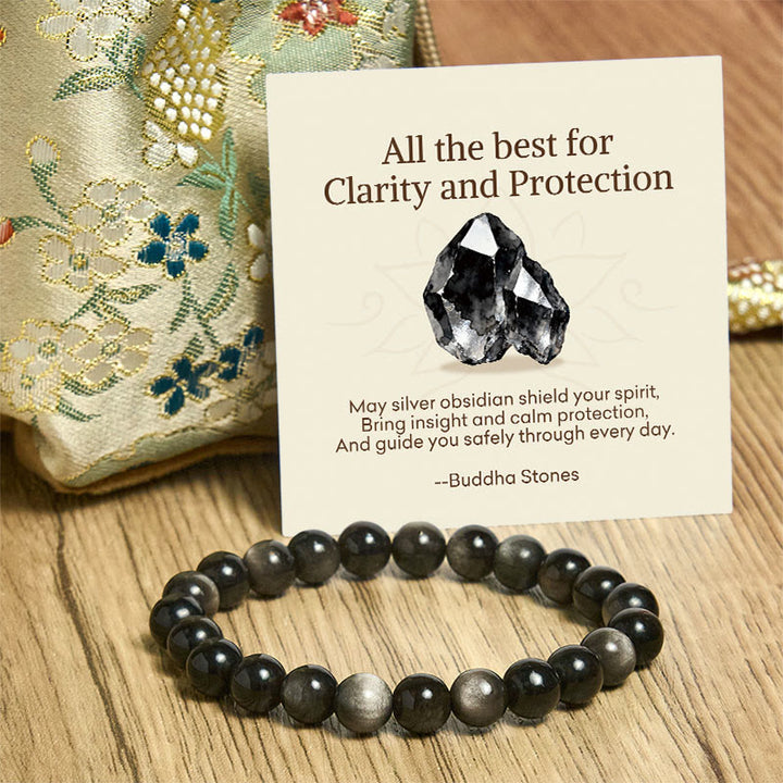 Buddha Stones "All the Best for Love and Harmony" Stone Quartz Bracelet Includes Gift Message Card - image 17