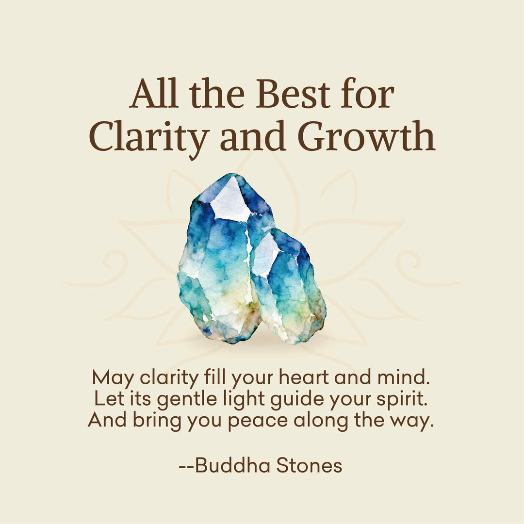 Buddha Stones "All the Best for Love and Harmony" Stone Quartz Bracelet Includes Gift Message Card - image 94