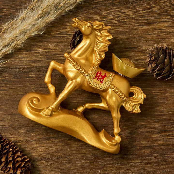 Buddha Stones "Wishing You Success and Good Fortune" Year of the Horse Decor Includes Gift Message Card - image 3