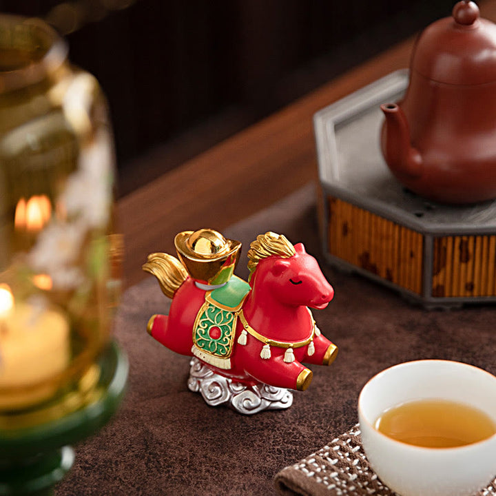 Buddha Stones Chinese Zodiac Year Of The Horse Fu Character Prosperity Home Decoration - image 13
