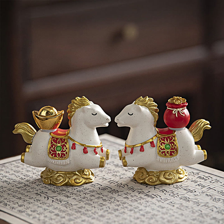 Buddha Stones Chinese Zodiac Year Of The Horse Fu Character Prosperity Home Decoration - image 7