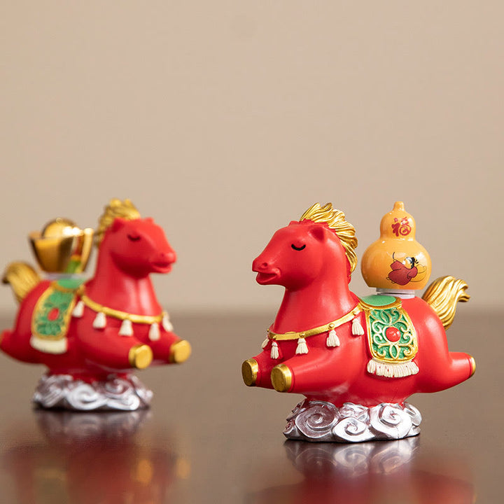 Buddha Stones Chinese Zodiac Year Of The Horse Fu Character Prosperity Home Decoration - image 23