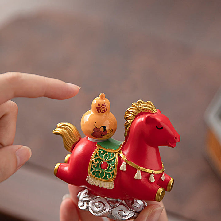 Buddha Stones Chinese Zodiac Year Of The Horse Fu Character Prosperity Home Decoration - image 17