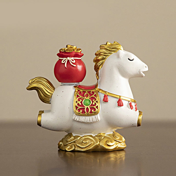 Buddha Stones Chinese Zodiac Year Of The Horse Fu Character Prosperity Home Decoration - image 6