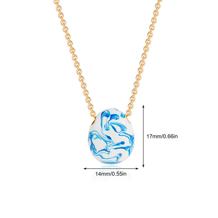 Buddha Stones Copper Wealth Healing Water Drop Shape Pendant Necklace - image 3