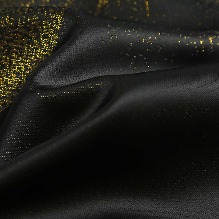 Buddha Stones Cloud-Dyed Golden Mountain Crane Frog-Button Long Sleeve Men's Jacket With Pockets - image 11