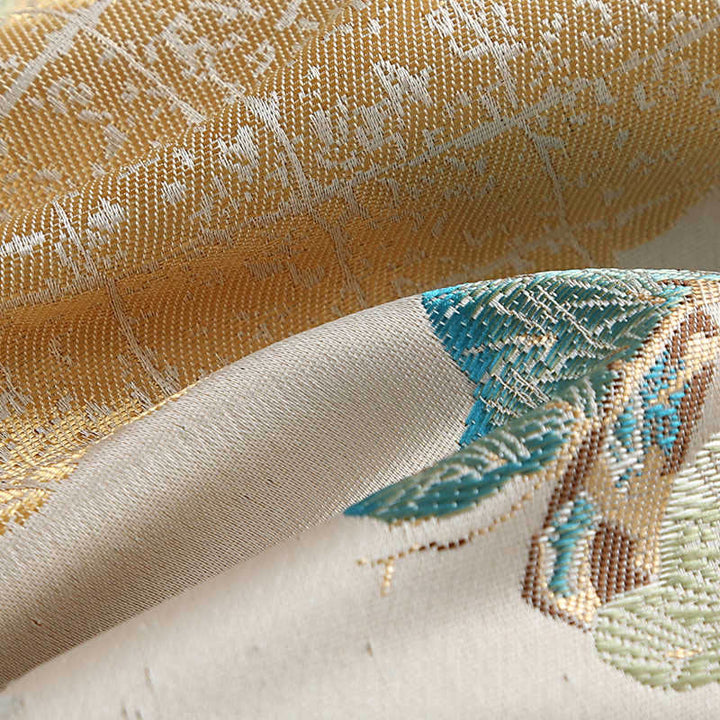 Buddha Stones Mandarin Duck Peony Flower Frog-Button Long Sleeve Men's Jacket With Pockets - image 13