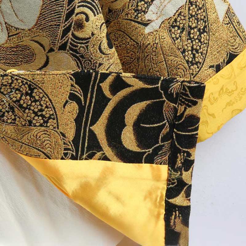 Buddha Stones Avalokitesvara Guanyin Frog-Button Long Sleeve Men's Jacket - image 10