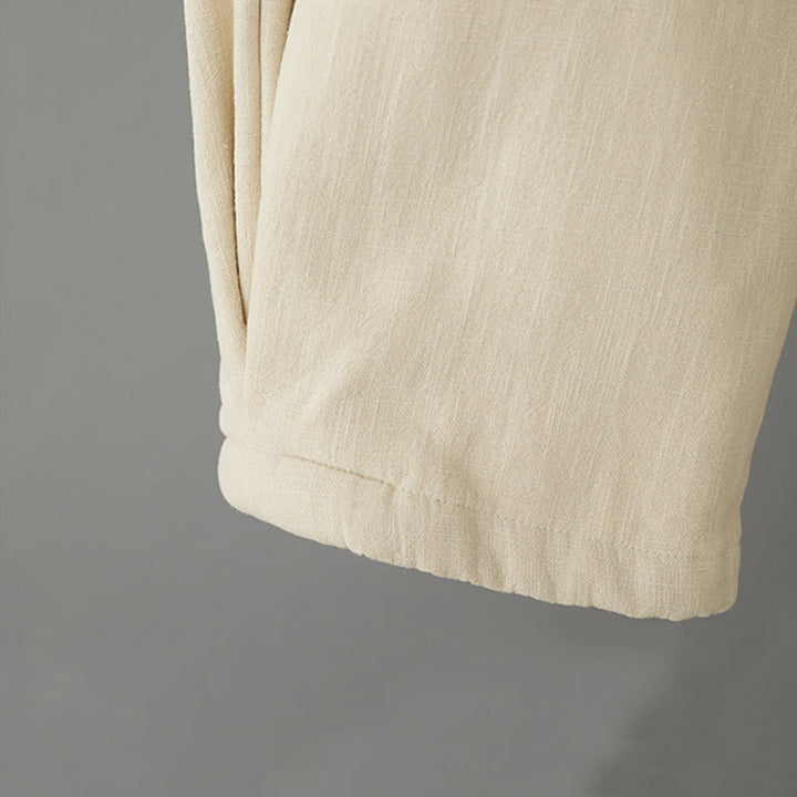 Buddha Stones Winter Women's Cotton Thermal Fleece-Lined Ankle-Length Pants With Pockets - image 5