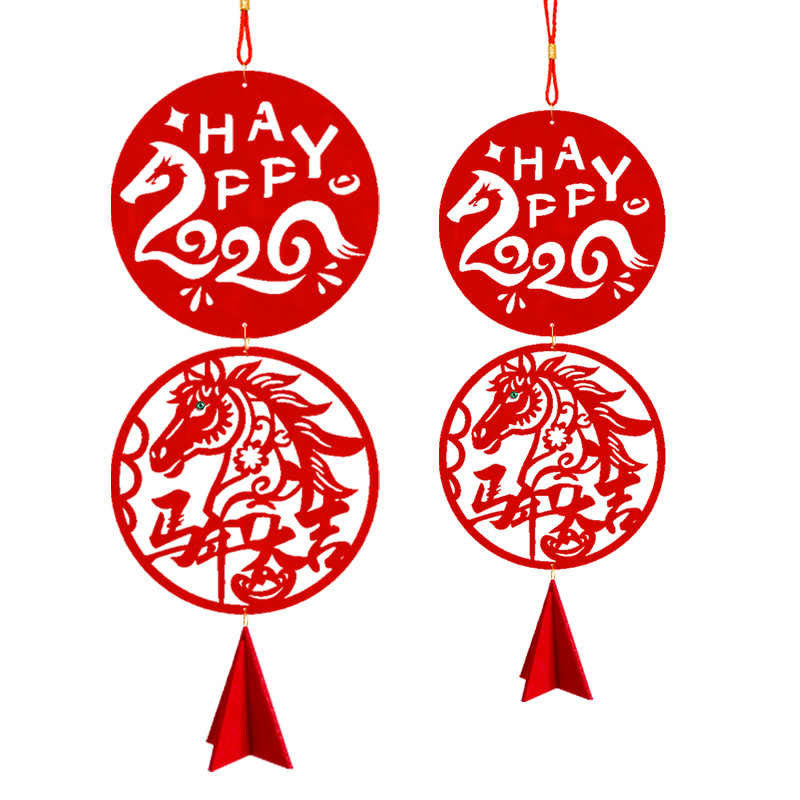 Buddha Stones Year of the Horse HAPPY 2026 Luck Chinese New Year Spring Festival Hanging Decoration - image 9