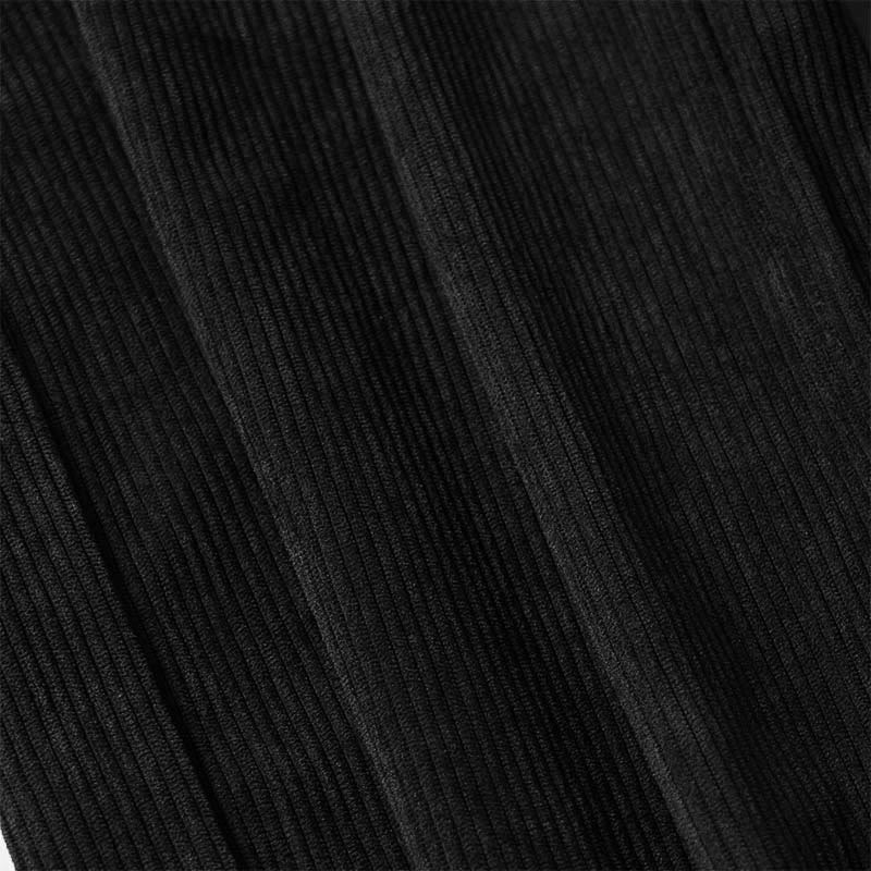 Buddha Stones Plain Corduroy Polyester Women's Buttons Wide Leg Pants With Pockets - image 27