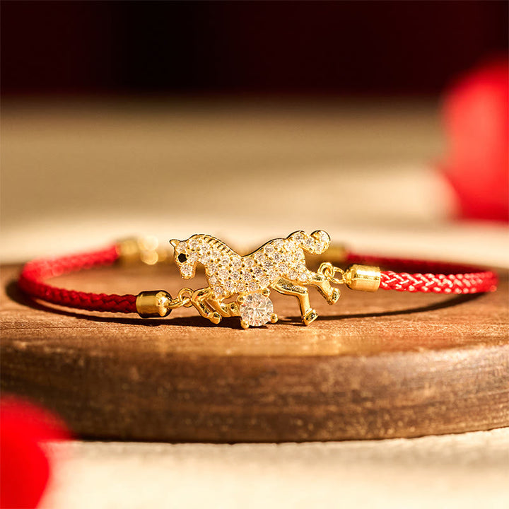 Buddha Stones "Wishing You Success & Good Luck" Year of the Horse String Includes Gift Message Card - image 3