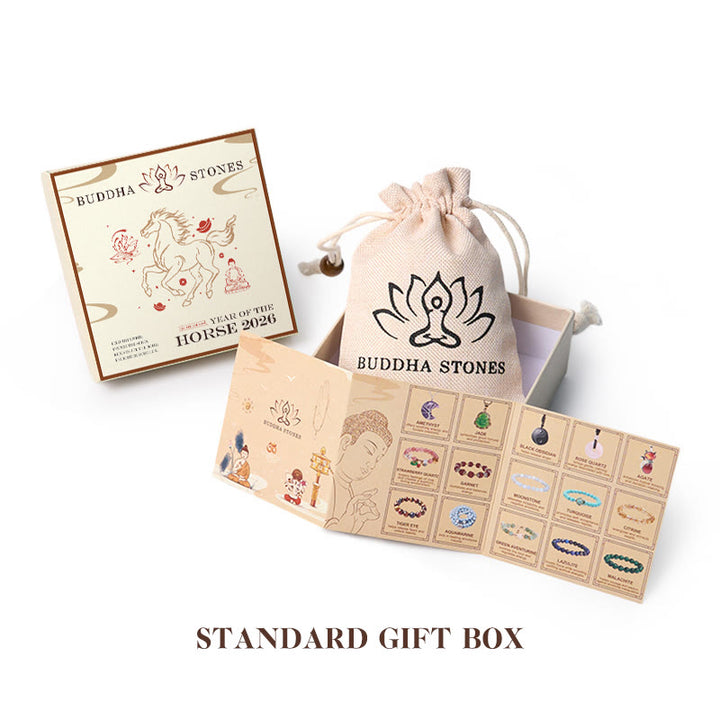 Buddha Stones "Wishing You Love and Kindness" Cat Rose Quartz Necklace Includes Gift Message Card - image 3