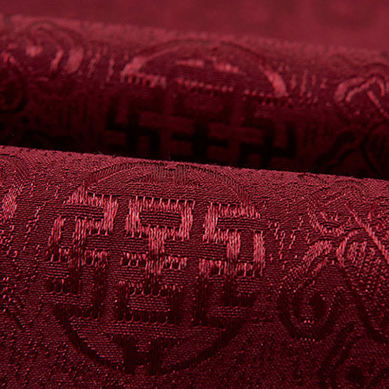 Buddha Stones Embroidery Pattern Stand Collar Long Sleeve Men's Tang Suit Jacket With Pockets - image 6