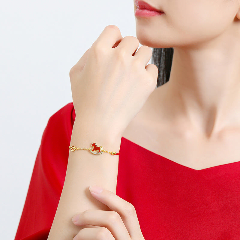 Buddha Stones 925 Sterling Silver Year Of The Horse Design Red Agate Confidence Earrings - image 16