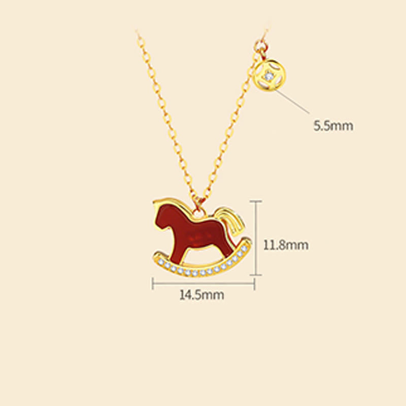 Buddha Stones 925 Sterling Silver Year Of The Horse Design Red Agate Confidence Earrings - image 19