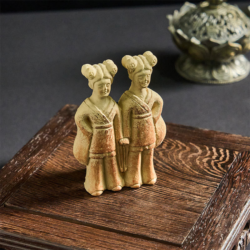 Buddha Stones FU Dogs Twins Buddha Square Ding Design Refrigerator Fridge Magnet Home Decoration - image 10